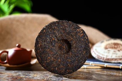 Ancient Black Tea Yunnan Pu'er Ripe Tea Jinmao Gong Pu-Erh Tea Cake Brown Tree