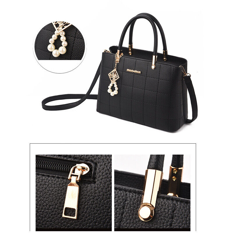 Fashion Women's Ladies PU Leather Backpack Handbag Shoulder Bag Crossbody Purse