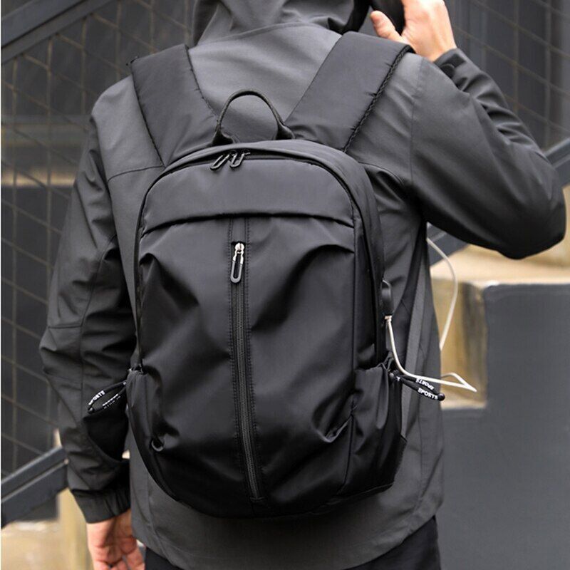 Backpack Men Travel Bag Backbag Light Fitness Male Bag Sports Bag Black Gray