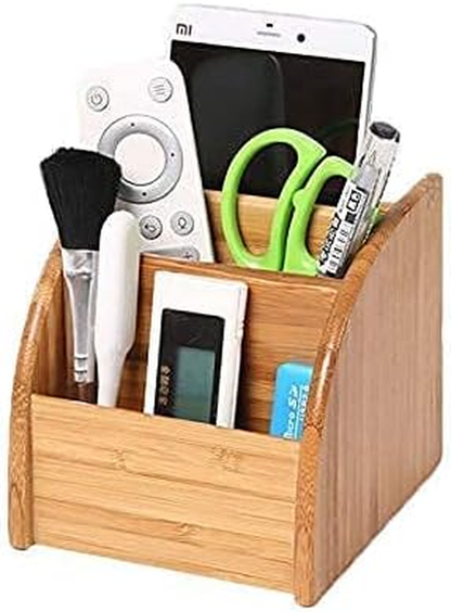 3 Tier Wooden Desk Organizer Bamboo Mini Storage Tabletop Makeup Organizer Gift