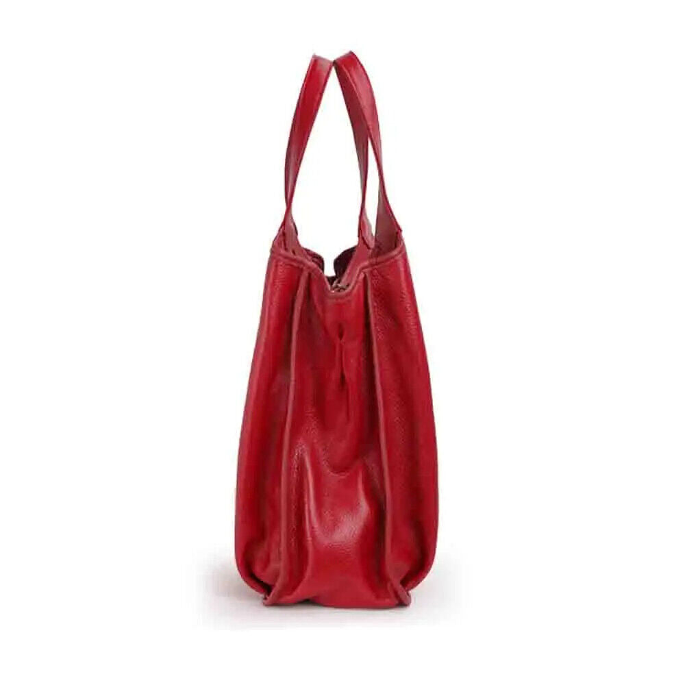Women Genuine Leather Cowhide Shopper Bag High Grade Ladies Handbag