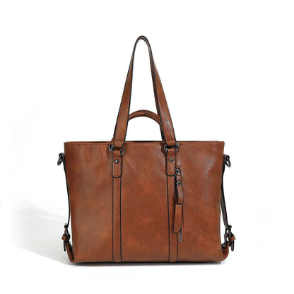 Women Soft Oiled Leather Handbag Messenger Shoulder Tote Bag Crossbody Satchel