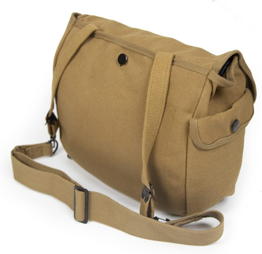 ANQIAO WW2 M1936 Musette US Backpack Canvas Bag WWII Haversack