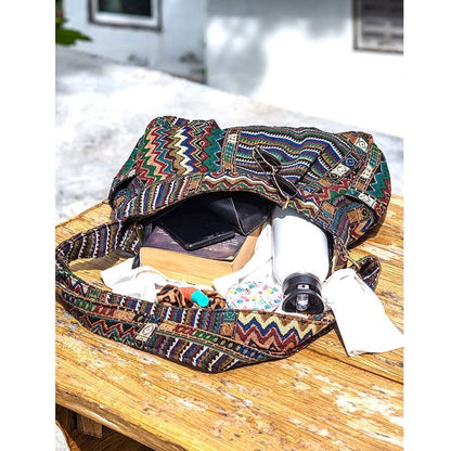 Women Shoulder Bag Crossbody Bag Handbag Pockets Hobo Bag Fabric Bag