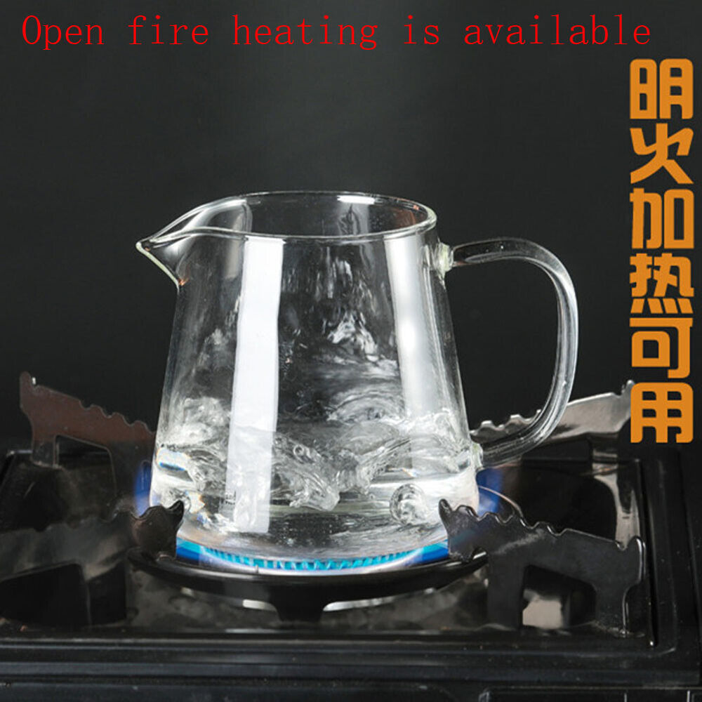 Clear Glass Teapot 20oz stainless steel Infuser Borosilicate Kettle Set Tea Pot