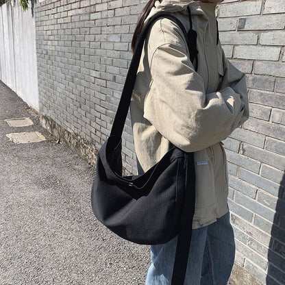 Canvas Shoulder Bag Large Shopping Bags Crossbody Purse Messenger Bag 41*7*30 CM