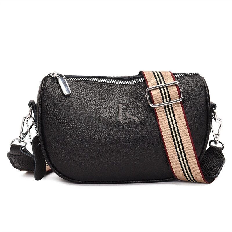 Crossbody Handbags Women'S Genuine Leather Saddle Shoulder Bag Girl Bag