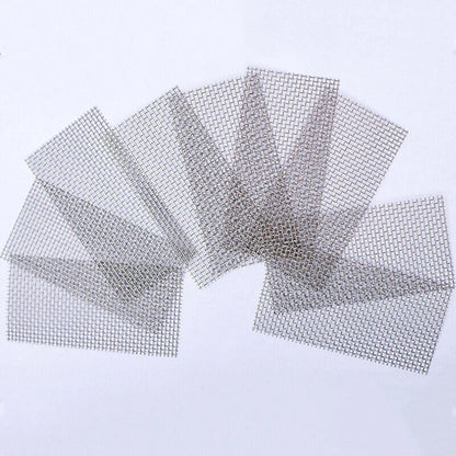 Aquarium Decoration Stainless Steel Wire Mesh Pad Moss Plant Fixing Holder Tools