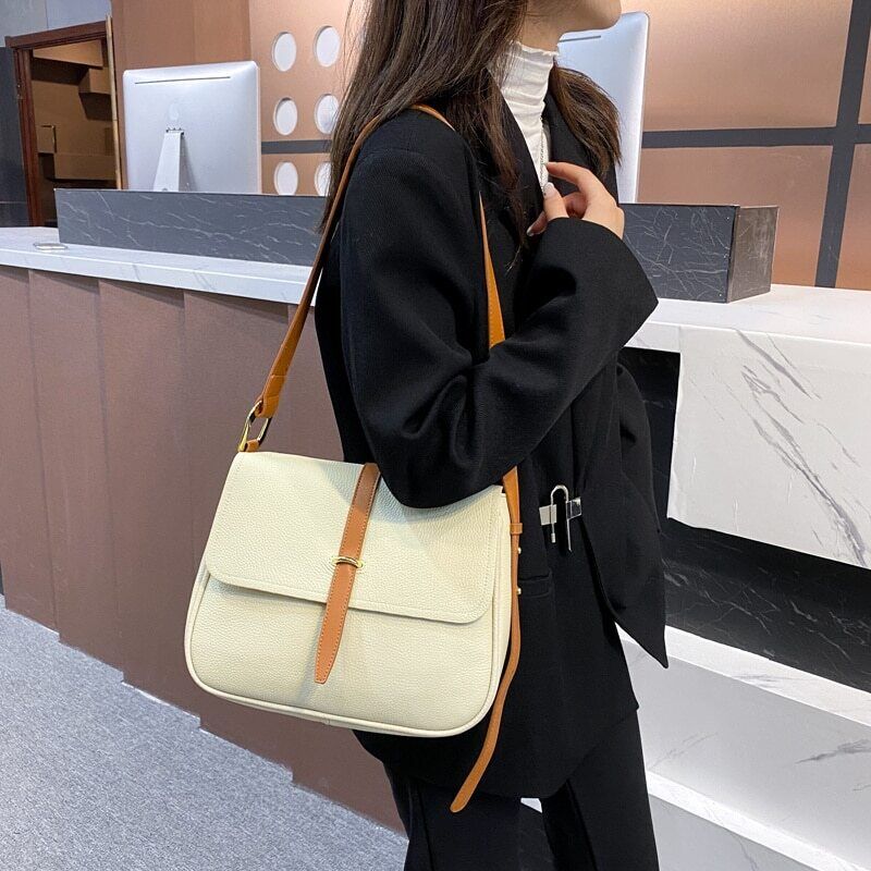 100% Genuine Leather Women Bag Handbags Tote Bag Ladies Shoulder Bags