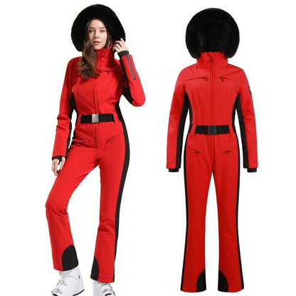 2023 One-piece Ski Suit Women Snowboard Women Overalls Jumpsuit Skiing Suit