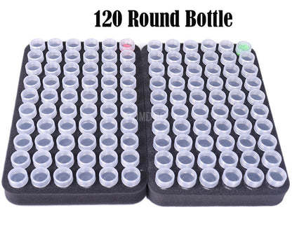 120 Bottles Diamond Painting Box Tool Container Storage Box Holder Hand Bag