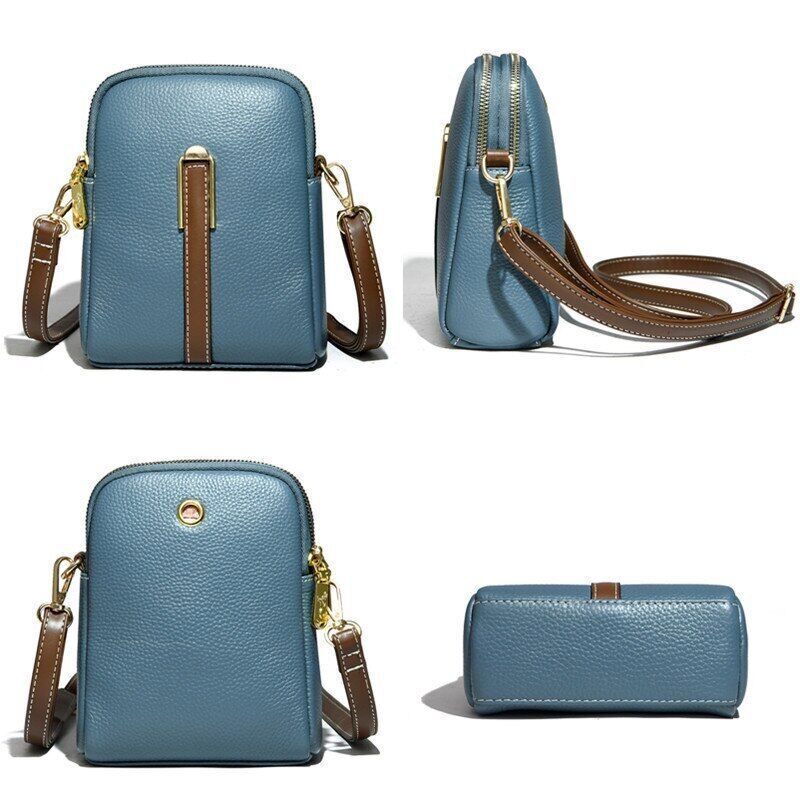 Women Bag Mini Shoulder Bag Genuine Leather Crossbody Bag Messenger Bag