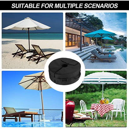 Heavy Parasol Base Stand Umbrella Sandbag Beach SunShade Weight Bag Detachable