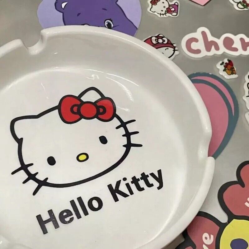 Ceramic Hello Kitty Ashtray - Sanrio Ashtray