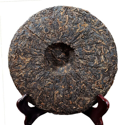 357g 2019 Zhong Cha Ripe Purerh Cake "Year of Rat" Shu Puer Tea