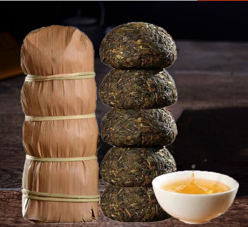 YunNan MengHai Spring Ancient trees Old UnCooked Pu er Tea Raw Tuocha 100grams*5