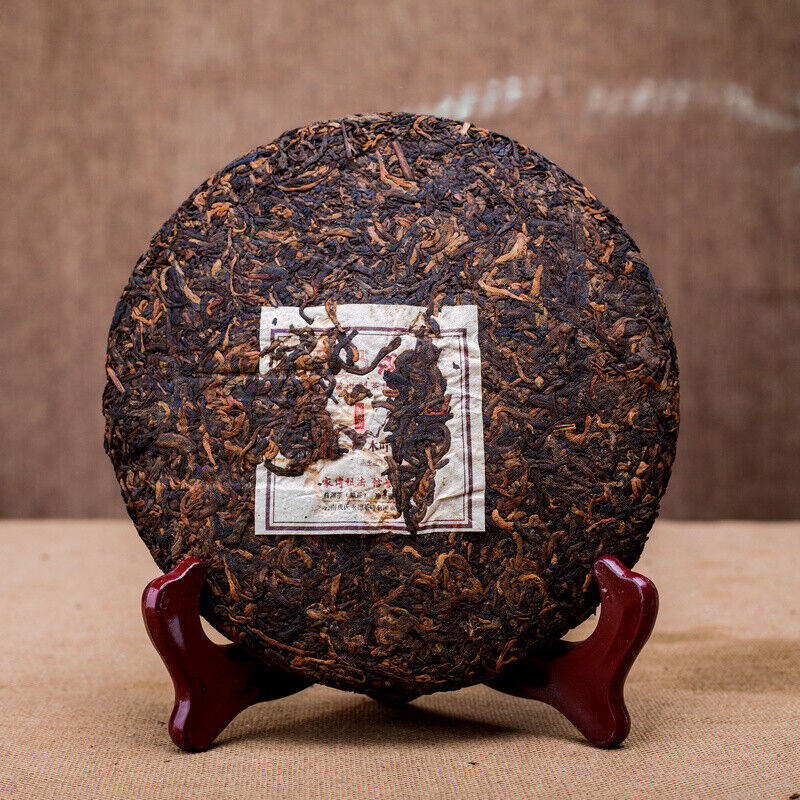 400g MENGKU Brand Mu Ye Chun Three Years Chen Pu-erh Tea Cake Ripe Puer Tea