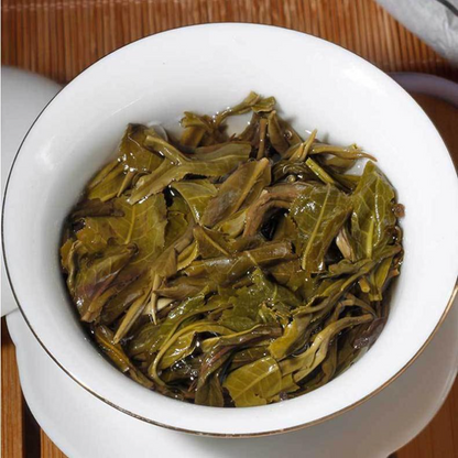 357g Yunnan Spring Pu'er Tea Laomane Puerh Raw Tea Cake Premium Aged Pu-erh Tea
