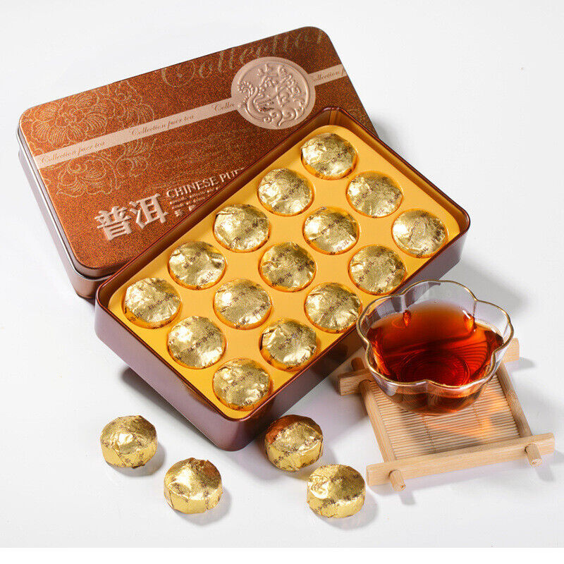 Yunnan Pu'er Ripe Tea Glutinous Rice Fragrant Tuo Small Tuo Tea 15pcs 75g