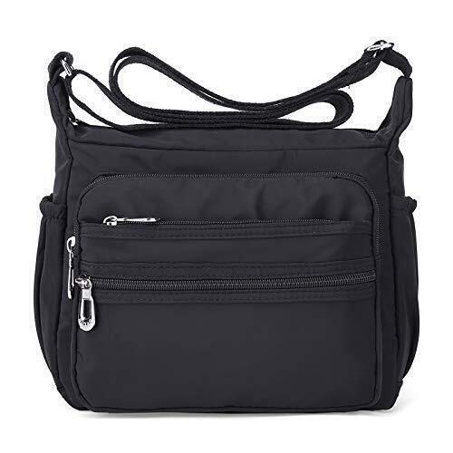 Crossbody Bag for Women Waterproof Shoulder Bag Messenger Bag Casual Nylon Purse