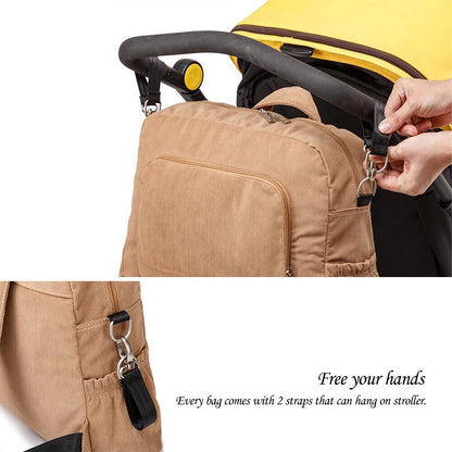 Corduroy Diaper Backpack Mom Nappy Changing Bag Baby Care Winter New Diaper Bags