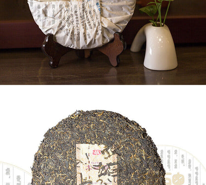 2015 Aged Aroma Menghai Dayi TAETEA Pu'er Puerh Tea Cake Ripe Puer Tea 357g