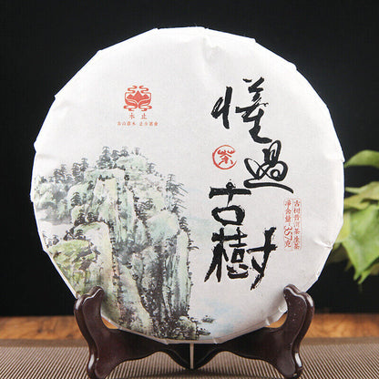 357g 2020 Dong Guo Aged Tree Raw Puer Tea Old Raw Materials Shen Puer Tea