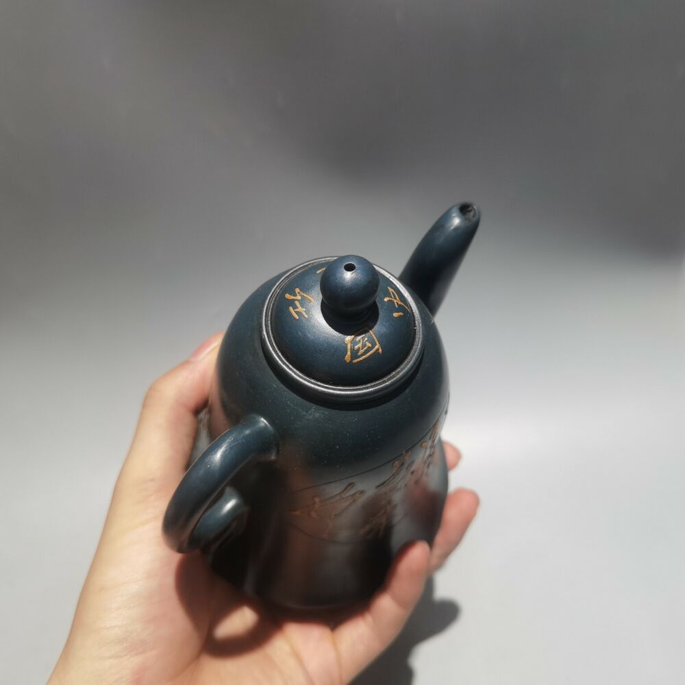 chinese yixing purple clay teapot tea set clay pot clay pot zisha teapot carving