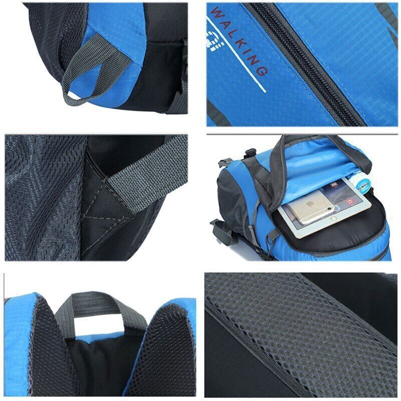Men's Hiking Outdoor Nylon Backpack Travel Sports Bag Backpack School Bag Pack