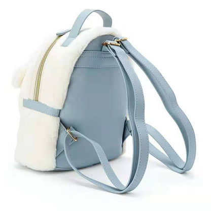 New Cinnamoroll Cute Plush Big Face Ears Back Backpack Plush Headform Backpack
