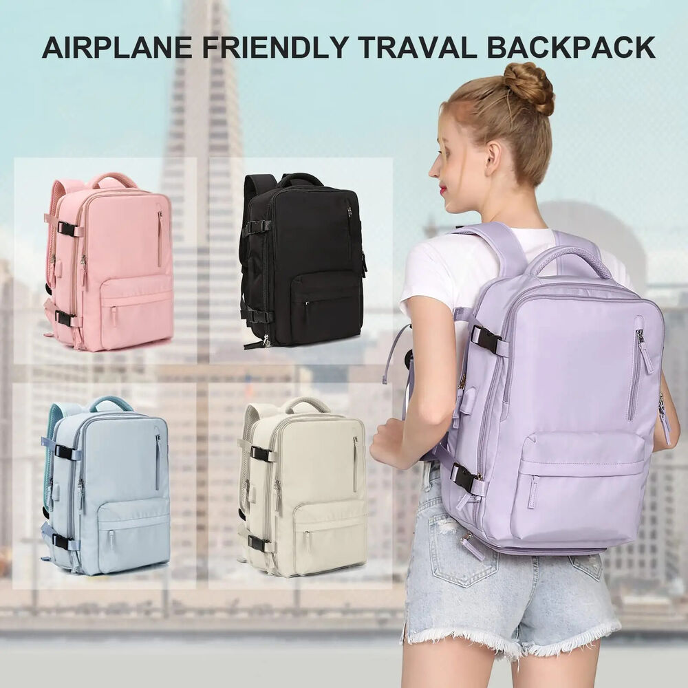 Lightweight Travel Backpack Bags Women's Multifunctional Charging Woman Luggage