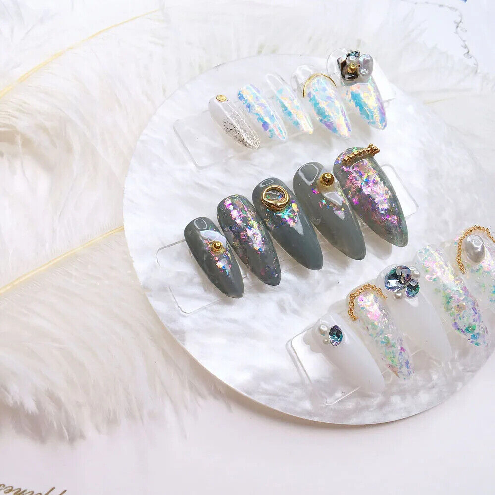 Nail Art Tool Shell Palette False Nail Tip Display Board Gel Polish Color Holder
