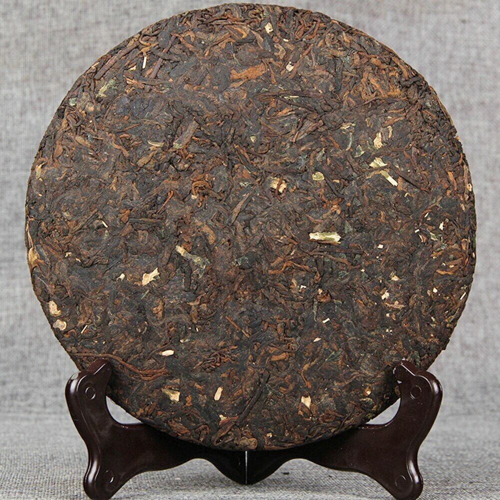 357g Menghai Glutinous Rice Fragrant Ripe Puer Tea 2021 Qi Zi Bing Shu Puerh Tea