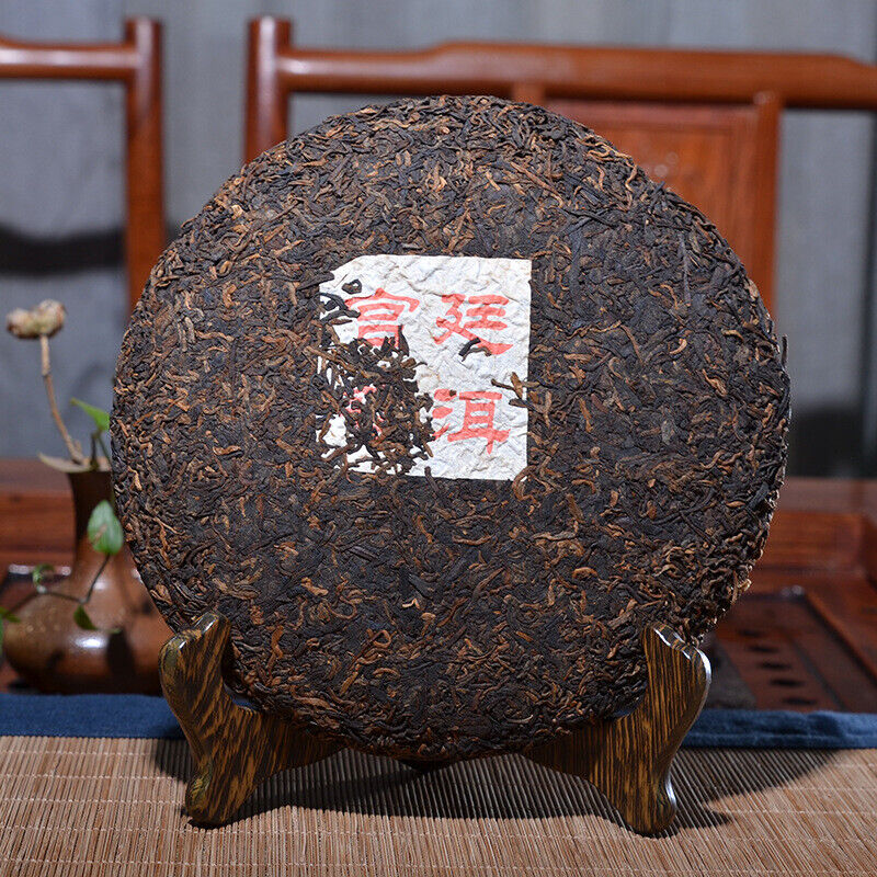 Pu'er Tea Menghai Puerh Ripe Tea Cake Black Tea 357g Top Grade Yunnan Palace-