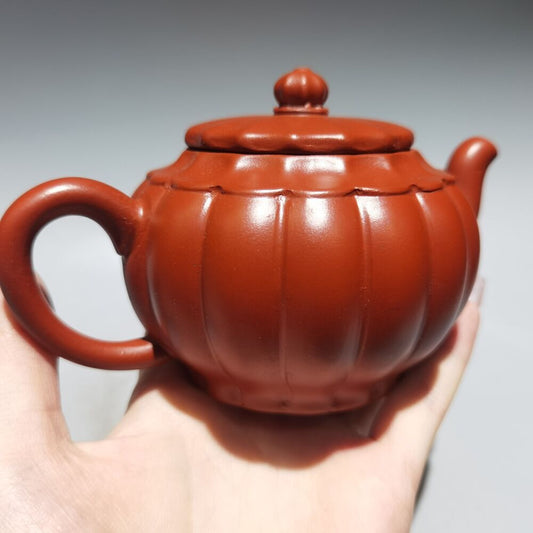 China Yixing Zisha Clay Handmade Exquisite Kung Fu Tea Set Teapot 品名：波棱壶 低款：曹洪喜