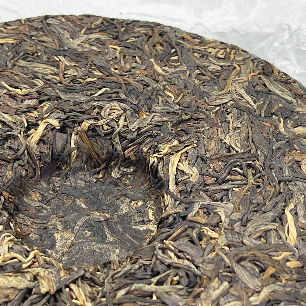 Pu'er tea, 2019, Tianmen Mountain ancient tree, 357 grams, raw