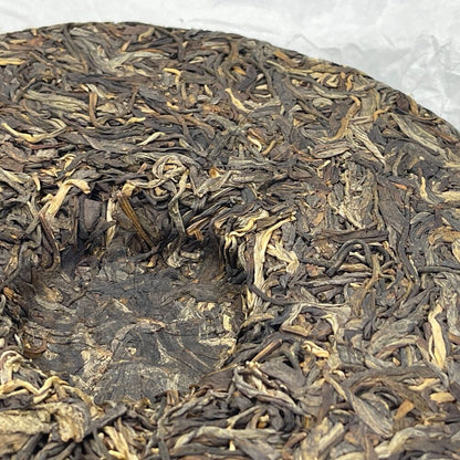 Pu'er tea, 2019, Tianmen Mountain ancient tree, 357 grams, raw