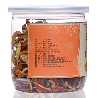 70g/canned peel shredded tangerine peel orange peel aged tangerine peel