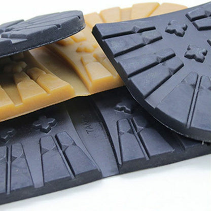 Men Shoe Soles Thick Non-Slip DIY Replacement Repair Rubber Outsoles 18.2x12.2cm