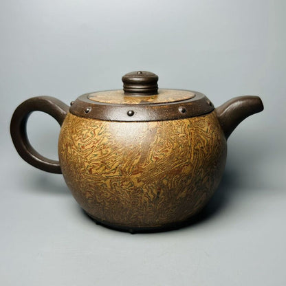 Vintage Chinese Yixing Purple Clay Teapot Zisha Ceremony Exquisite Tea Set Rare