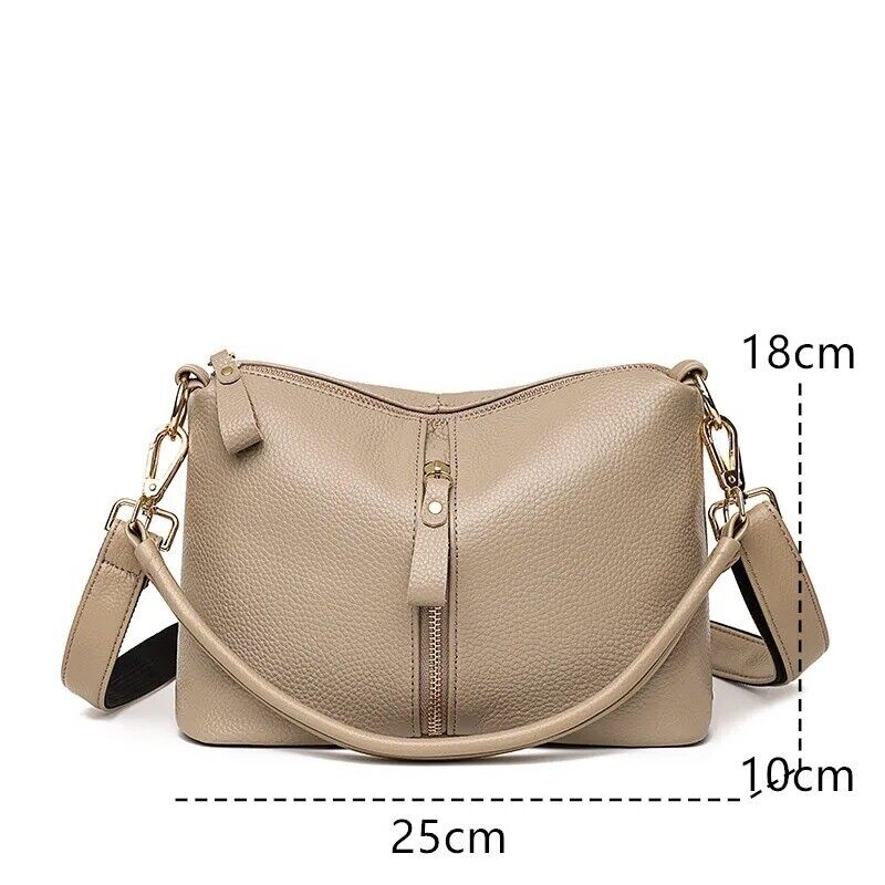 Ladies Genuine Leather Crossbody Bag Shoulder purse