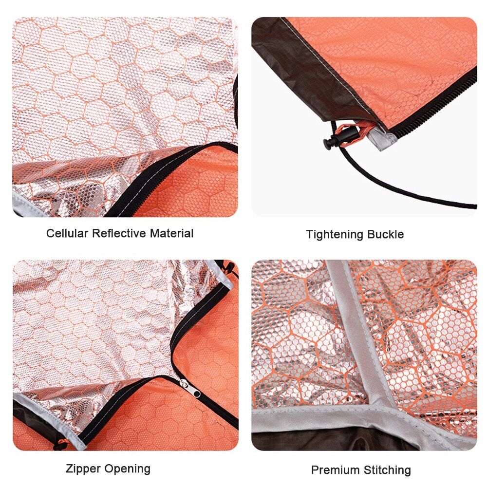 Sleeping Bag Lightweight Heat Reflective Thermal Sleeping Bag Adventure