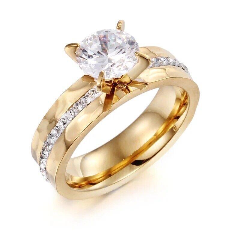 Anillos Sortijas 14k Argolla De Compromiso Matrimonio Oro Boda Para Hombre Mujer
