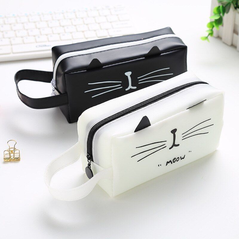 Cute Cosmetic Bag Women Travel Wash Pouch Makeup Bag Pencil Case Toiletry Bags