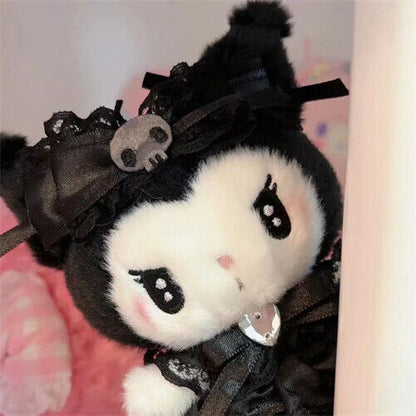 Halloween Demon Kuromi Doll Toy Soft Plush Bag Pendant Keychain For Backpack NEW