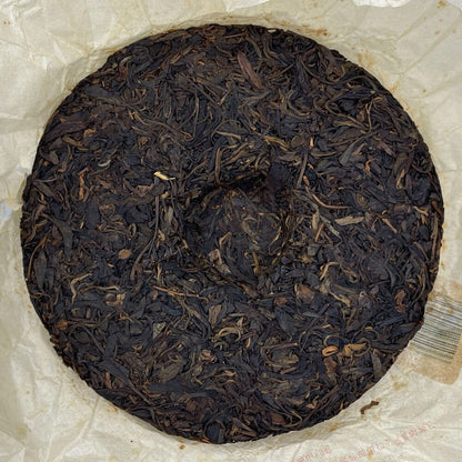 普洱茶，2007，订制茶定制茶，大字绿印大绿海豹，380克，生的