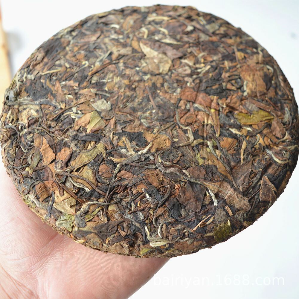 White Tea Cake Organic Premium Aged Fuding Shou Mei Long Life Eyebrow Tea 350g