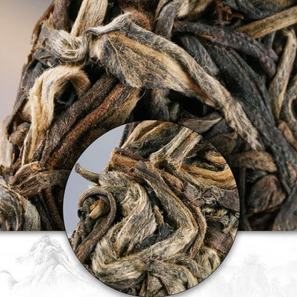 Puerh, 2020, Yimin, a century-old tree spring tea in Brown Mountain, 357g, Raw.