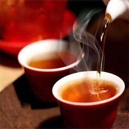 Yunnan Menghai Clasical 7572 Organic Pu-erh Tea DAYI Puerh Ripe Tea Cake 150g