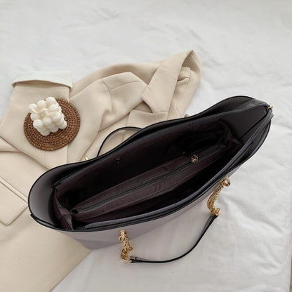 Pu Leather Shoulder Bags Women Handbag Chain Tote Bag Shopper Hand Bag Totes